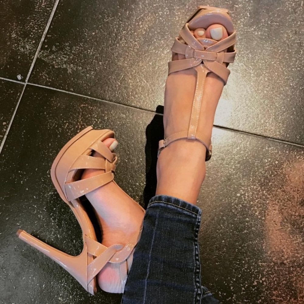 Heels nude platforms